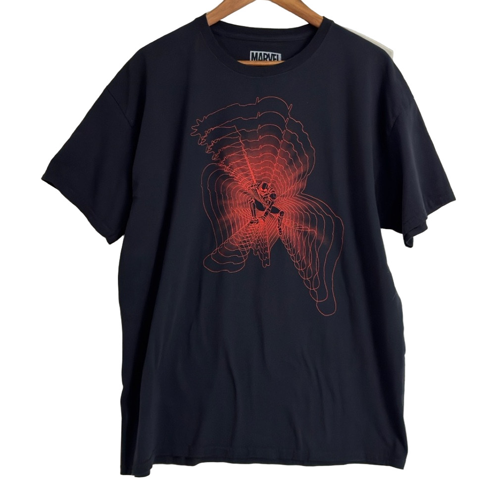 Marvel Comics Ant-Man Loot Crate Lootwear Men Black Graphic Tshirt Size XL